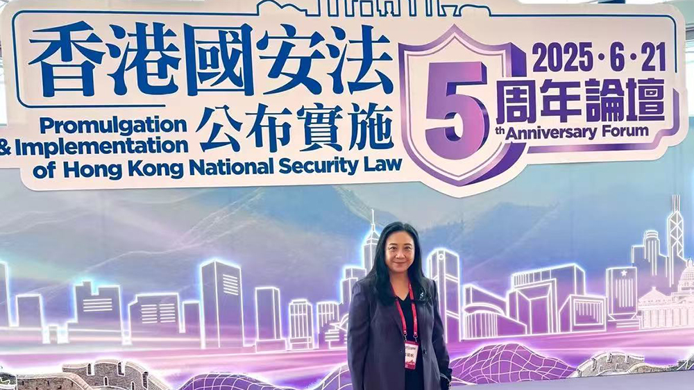 葛珮帆：捍衛「一國兩制」 維護香港穩定繁榮