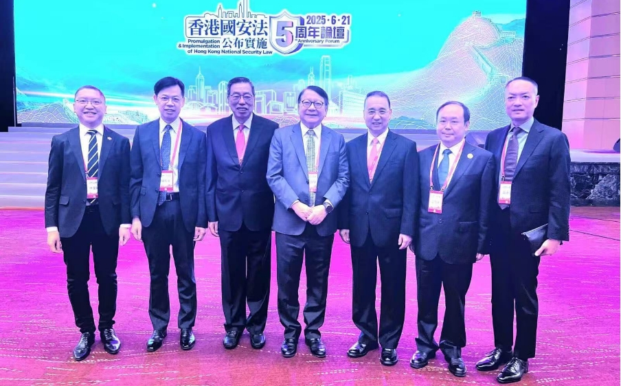 梁君彥：終結國安「不設防 」捍衛「一國兩制」志高昂