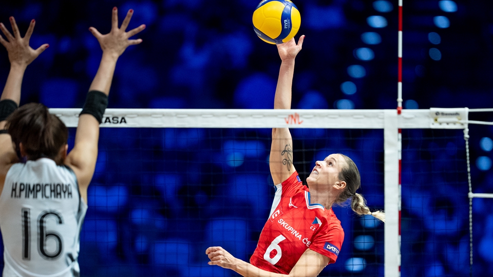 世界女排聯賽香港站 捷克3:0輕取泰國