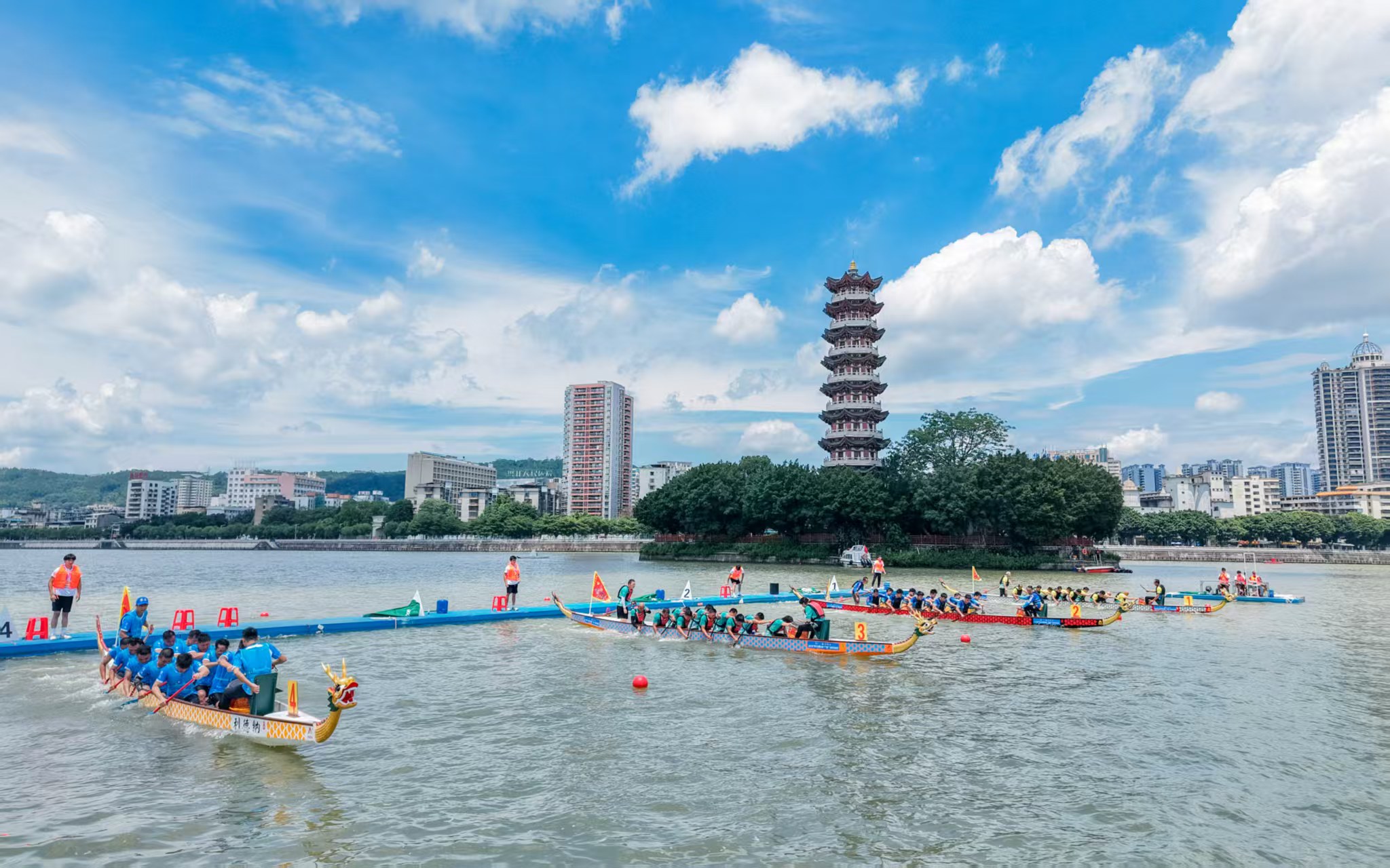 32支蛟龍戰隊逐浪「廣府原鄉」韶關北江 照見廣府精神