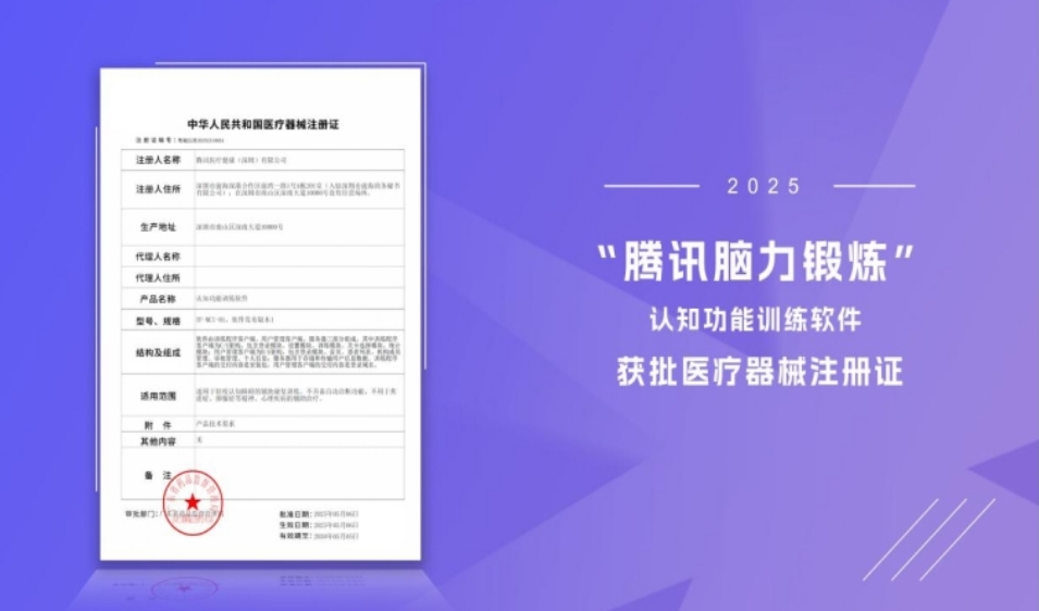 【ESG新視角】守護銀髮群體腦健康  「騰訊腦力鍛煉」助力患者改善認知能力