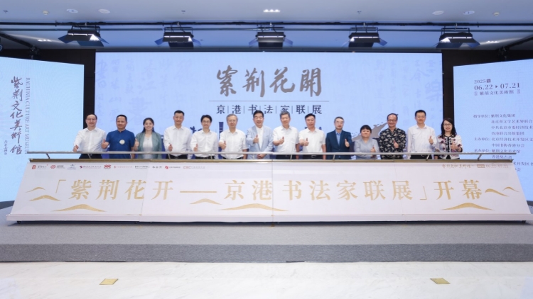 「紫荊花開」京港書法家聯展在京開幕
