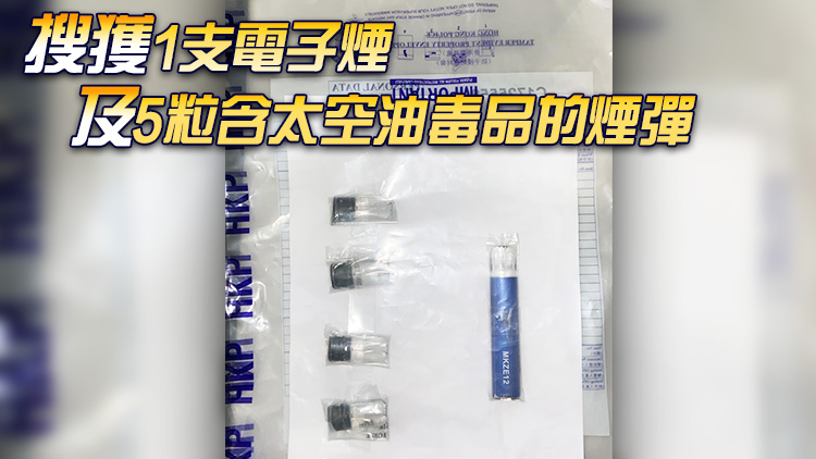 警方深水埗反罪惡巡邏 拘內地男 檢值1400元毒品