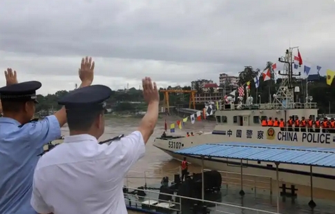 第154次中老緬泰湄公河聯合巡邏執法行動啟動 