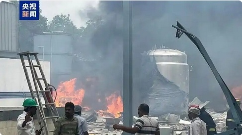 印度一化工廠發生爆炸 至少10人死亡