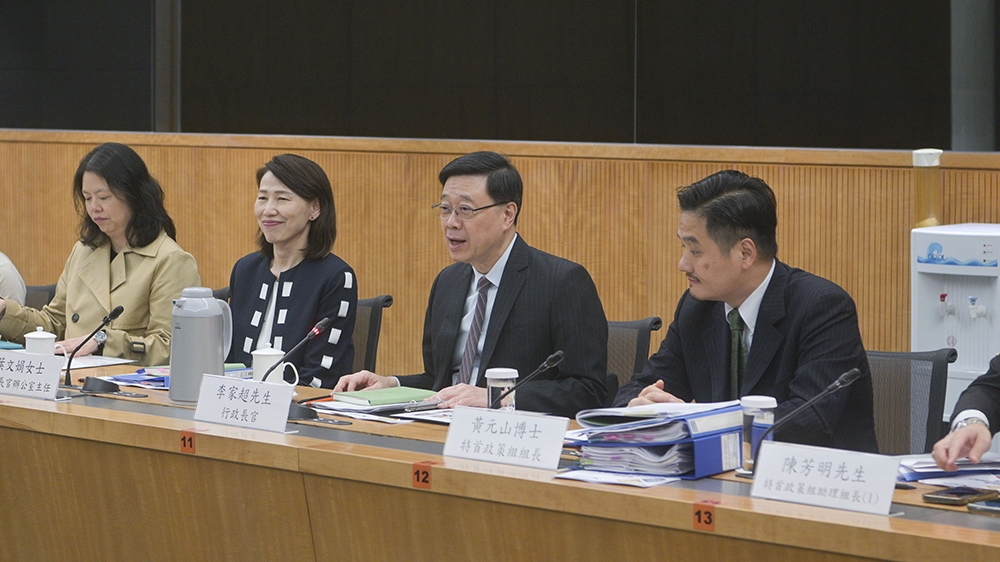 新民黨會晤李家超 提交施政報告建議