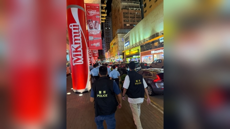 警方旺角犁庭掃穴 拘捕7名男女