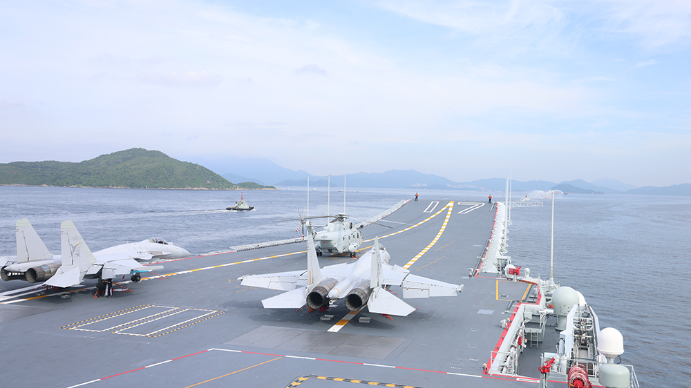 【熱門話題】山東航母耀香江 家國情懷共激蕩