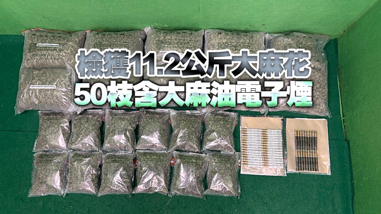 海關機場檢值240萬元毒品 拘捕曼谷抵港38歲男旅客