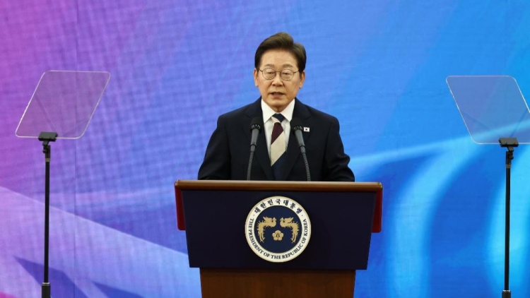 民調：韓國總統李在明執政首月支持率為65%