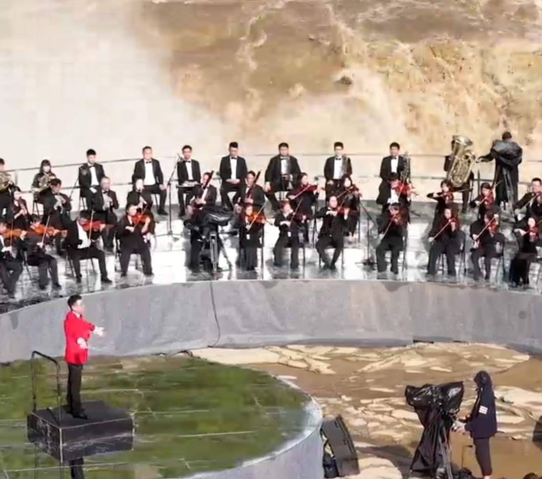 有片｜《黃河迴響》即將在山西吉縣壺口瀑布奏響