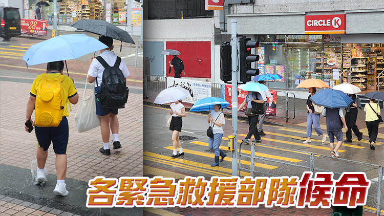 受熱帶氣旋「丹娜絲」影響 所有日校周五停課 中一入學註冊改下周一