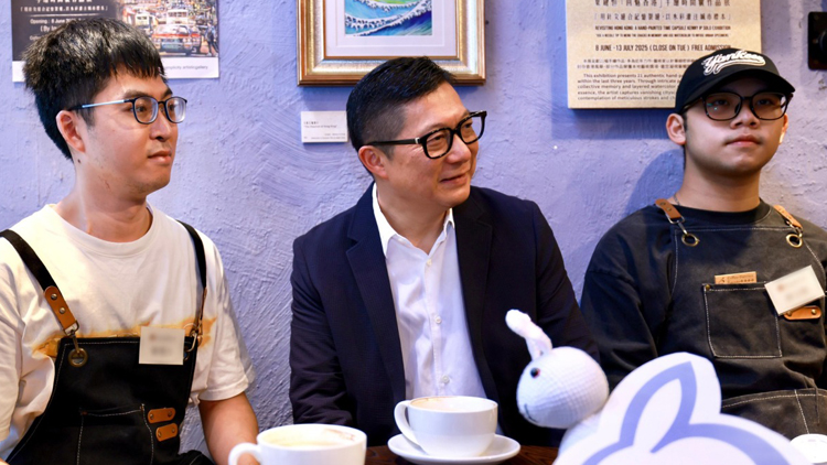 「一杯咖啡重啟佢嘅人生」 鄧炳強：冀更多企業支持更生青年及殘疾人士