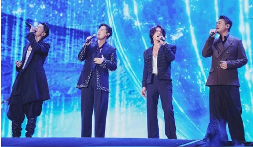 有片丨回憶拉滿！F4 時隔12年再聚首 與五月天合唱《流星雨》