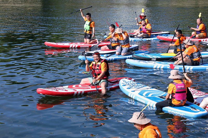 有片|皖祁門：綠水青山間 逐浪享清涼