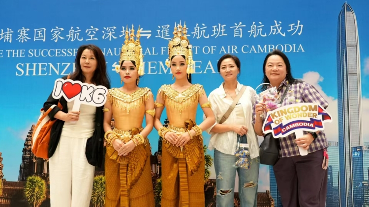 深圳機場直飛柬埔寨暹粒客運航線開通 東南亞航點數量增至17個