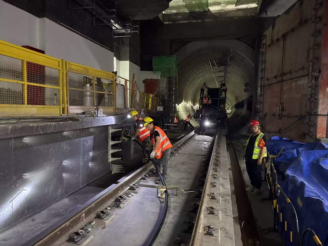 更新在建線路進度條 廣州地鐵二十二號線後通段「電通」