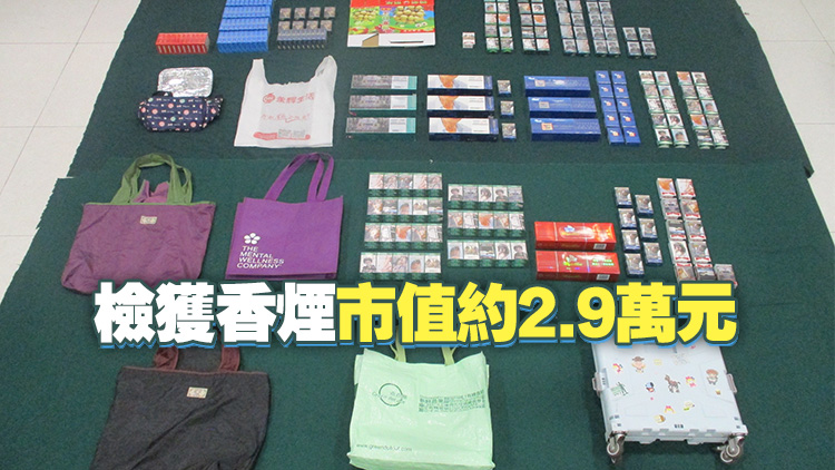 管有7080支未完稅香煙 47歲抵港女子被判囚2月罰款1500元