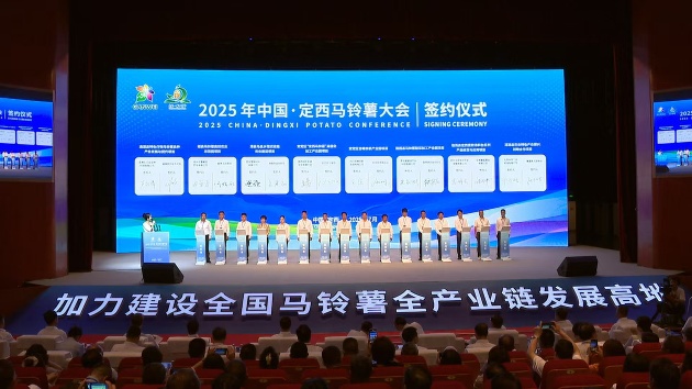 聚鏈集群賦能薯業 2025年中國·定西馬鈴薯大會開幕