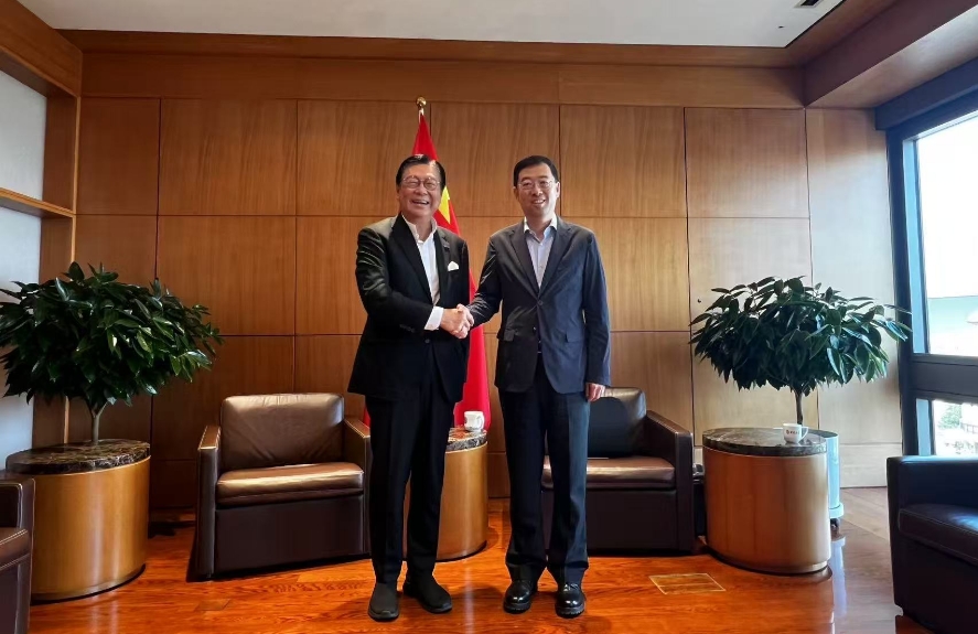 馬時亨與葛海蛟於北京舉行工作會談