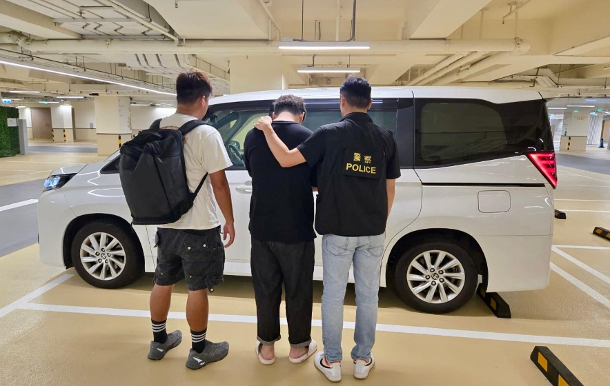 警方將軍澳搗破毒品儲存倉 拘一男檢40萬元毒品