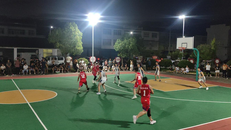 皖祁門縣：第二屆「快樂健身村BA」籃球友誼賽啟幕