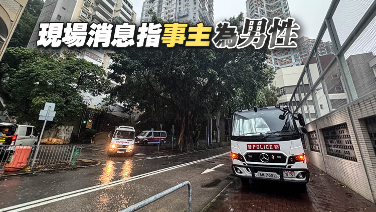 多圖｜灣仔堅尼地道發現無頭屍 疑外籍男自殺由附近單位墮下