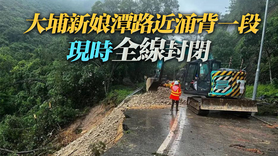 烏蛟騰村交通受山泥傾瀉影響 特別班次接載村民往返粉嶺站