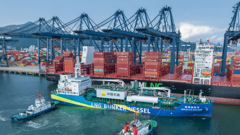 前7月鹽田港加注保稅LNG增長161.4 %
