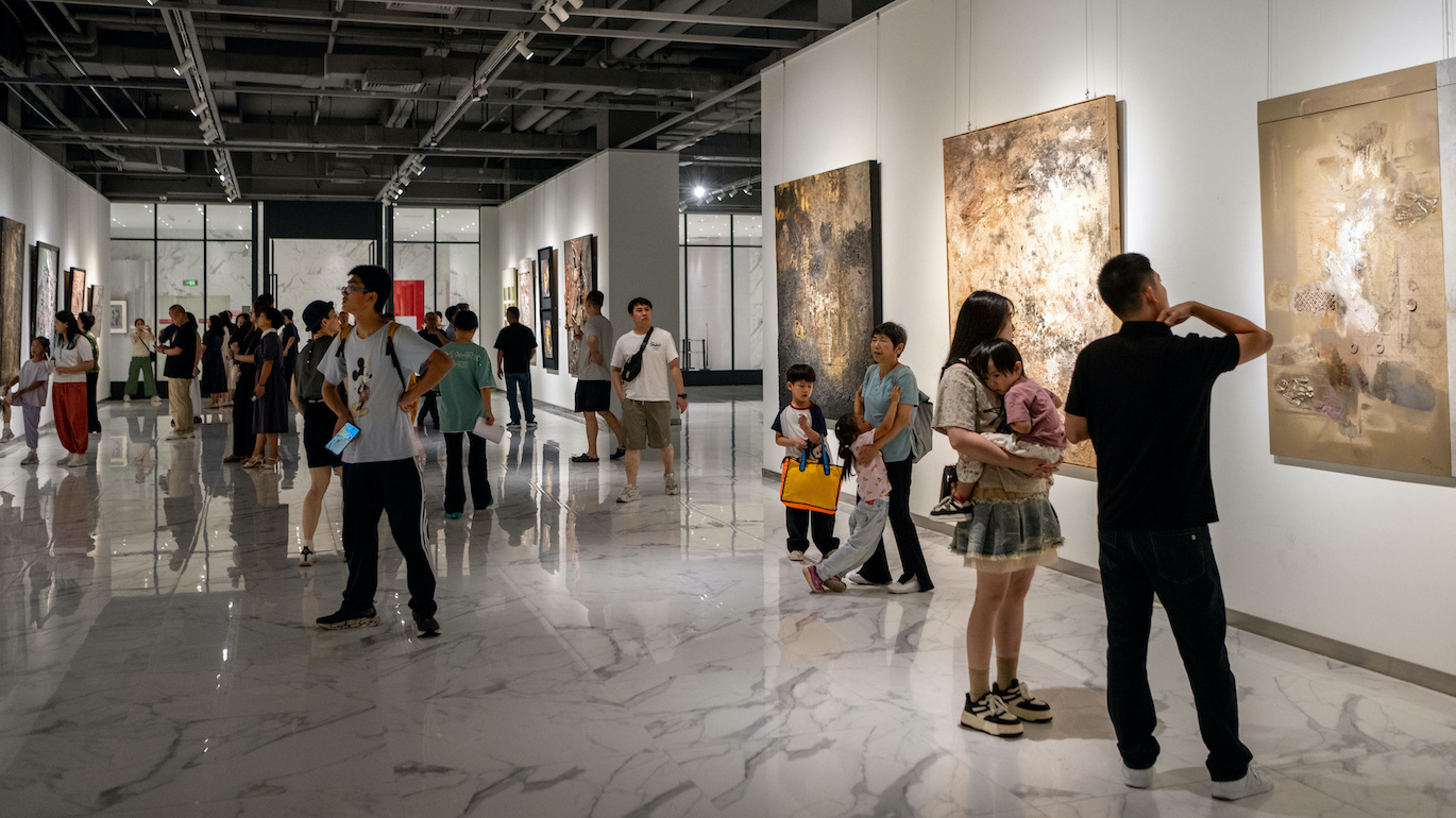 【藝術】「2025廣東省綜合材料繪畫邀請展」在深圳寶安展出