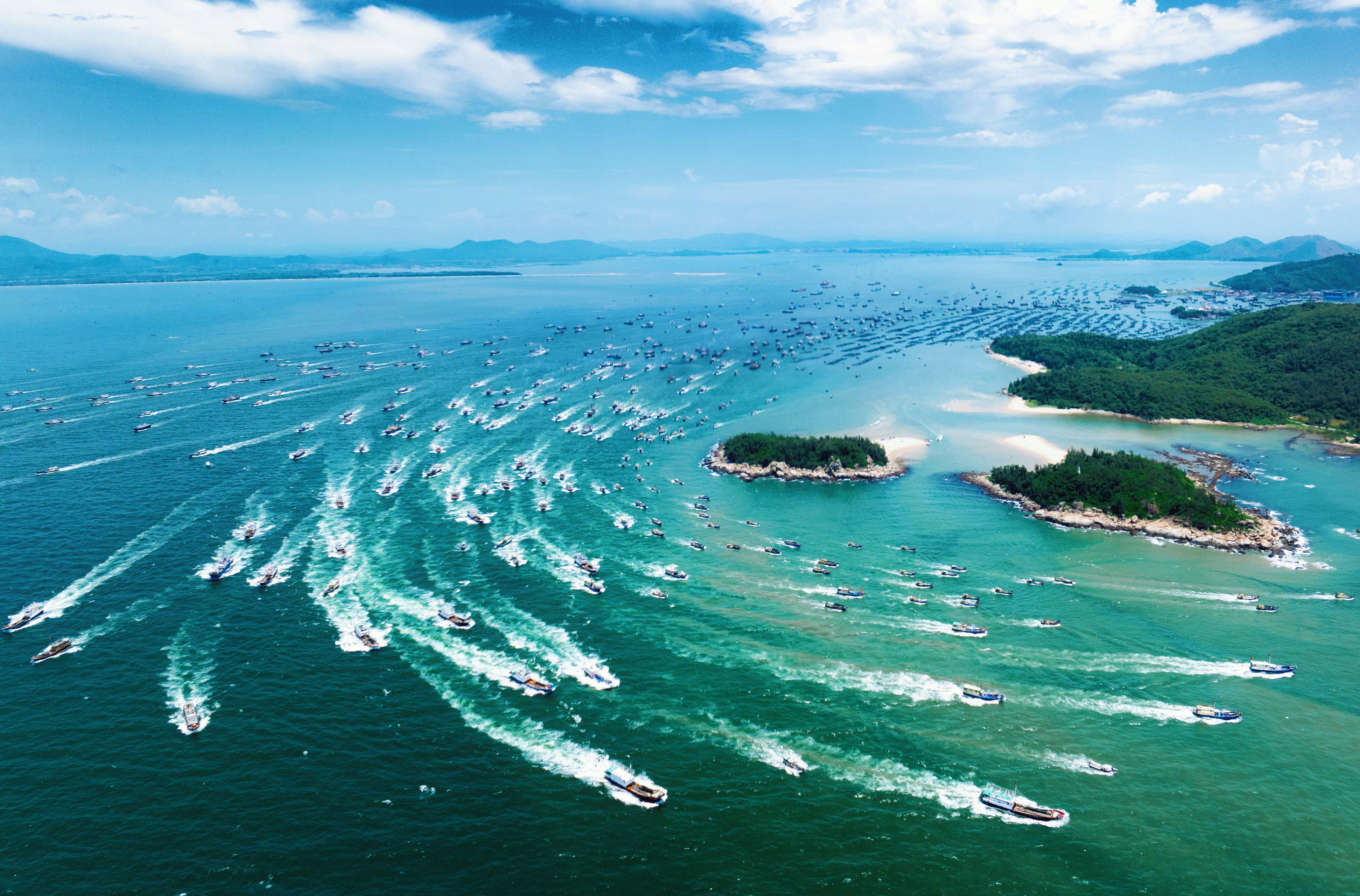 廣東發布海洋經濟亮眼數據 陽江開漁節千帆啟航