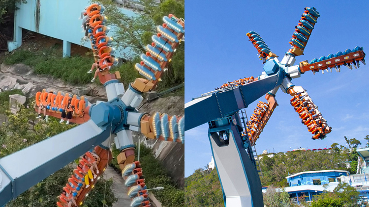 海洋公園「狂野龍捲風」因故障停頓 17位乘客一度被困現已返回地面