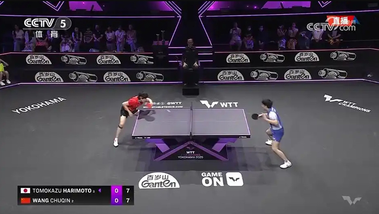 王楚欽不敵張本智和 獲WTT橫濱冠軍賽男單亞軍