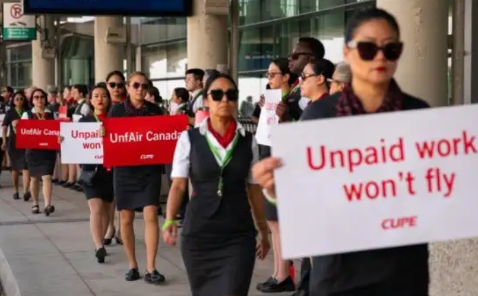 加拿大就業部長介入加航罷工 下令空服員復工