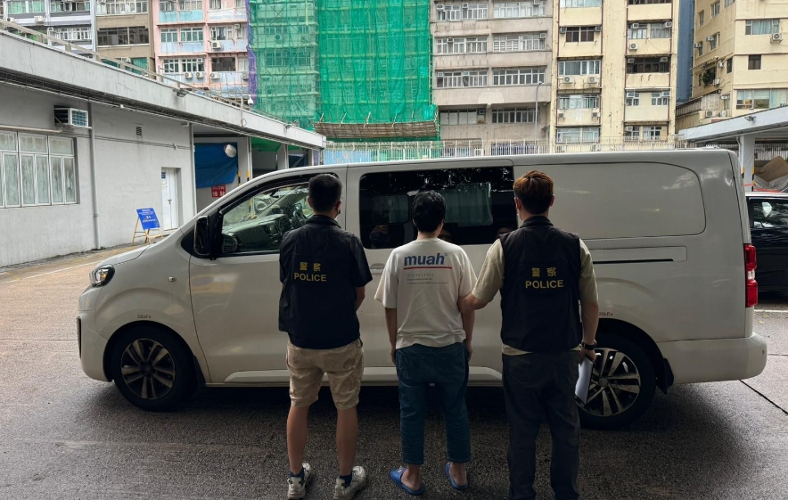 警方旺角掃黃行動 拘捕一名男子