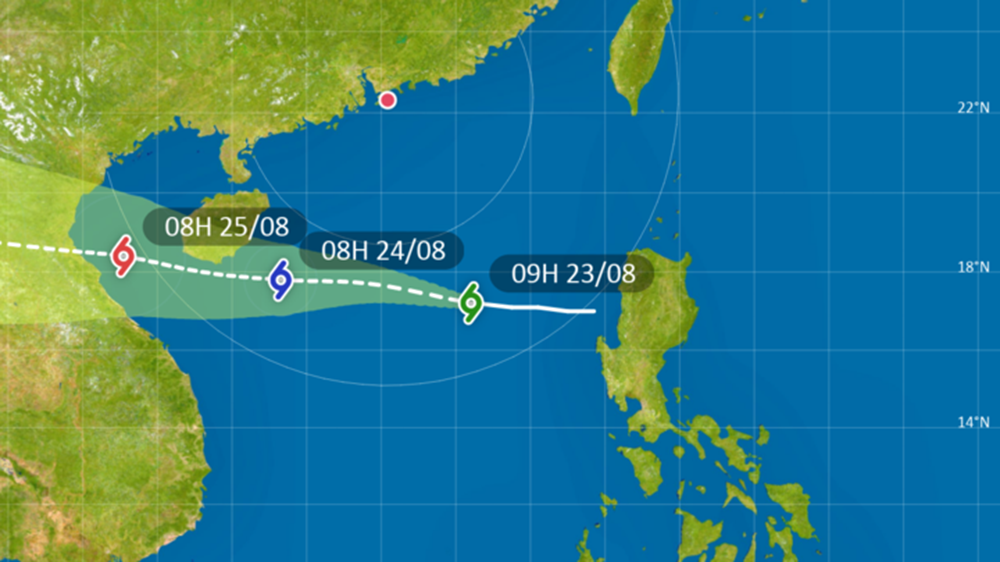 熱帶風暴「劍魚」生成 1號波至少維持至下午5時