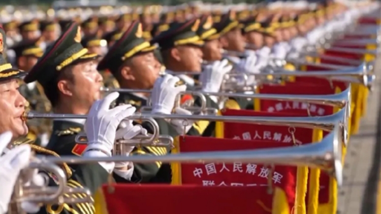  最大規模軍樂團即將亮相抗戰勝利80周年閱兵活動