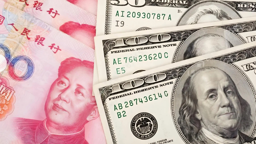 人民幣兌美元中間價報7.1161 較前一交易日上調160點