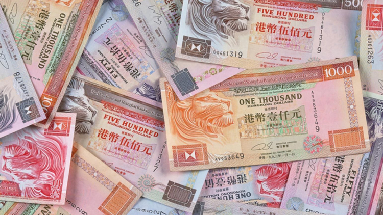 港元拆息接近全跌 1個月拆息跌至約2.73厘