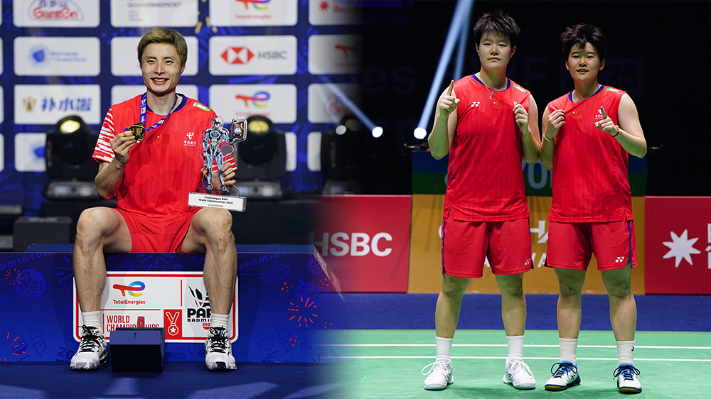 石宇奇、「聖壇」組合奪冠！羽毛球世錦賽國羽斬獲2金3銀
