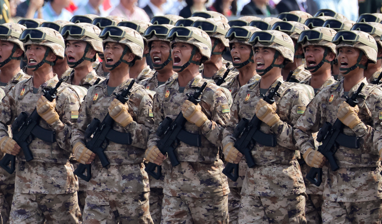 聯勤保障部隊方隊：受閱隊員涵蓋軍隊各類型主體力量 