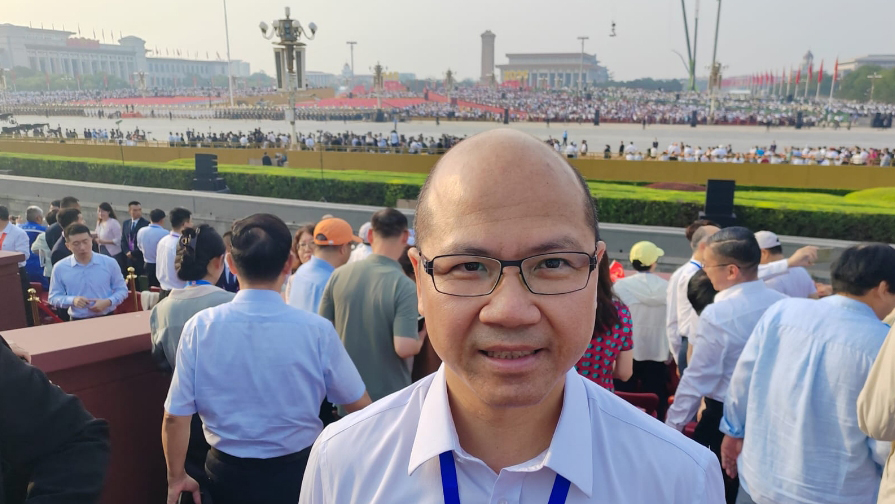 黃錦良：閱兵儀式莊嚴隆重 深切感受國家的強大和團結奮進的民族精神