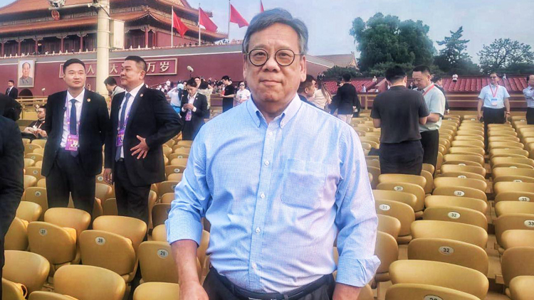 丘應樺：作為抗戰先烈後人參加閱兵儀式 難掩內心激動