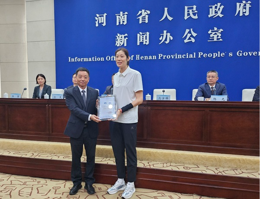 朱婷為河南女排聯賽助力 詮釋屬於自己的「女排精神」