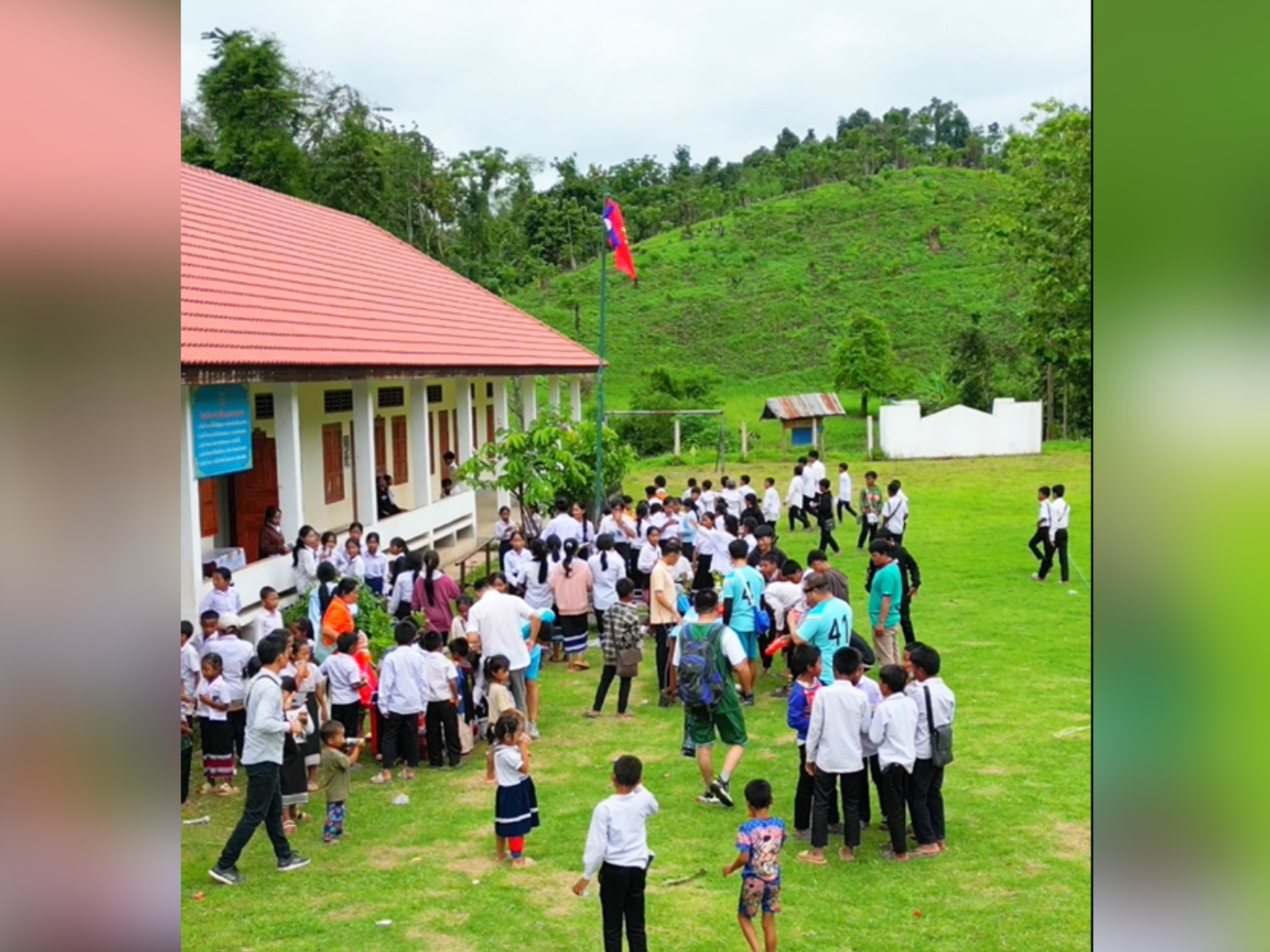 綠茵球場點亮足球夢想 占芭花項目綻放友誼力量