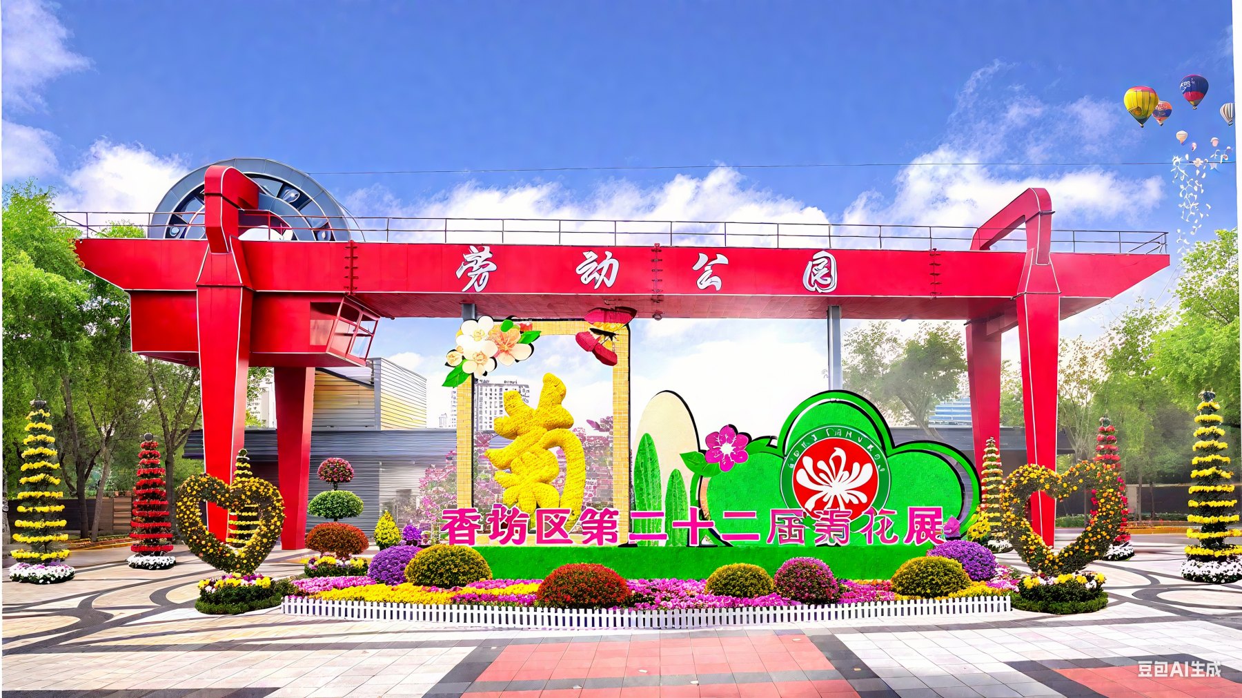 哈市香坊區第22屆菊花展9月15日啟幕