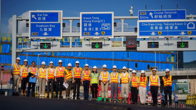 陳美寶視察中九龍繞道油麻地段 專營巴士下周起進行道路測試