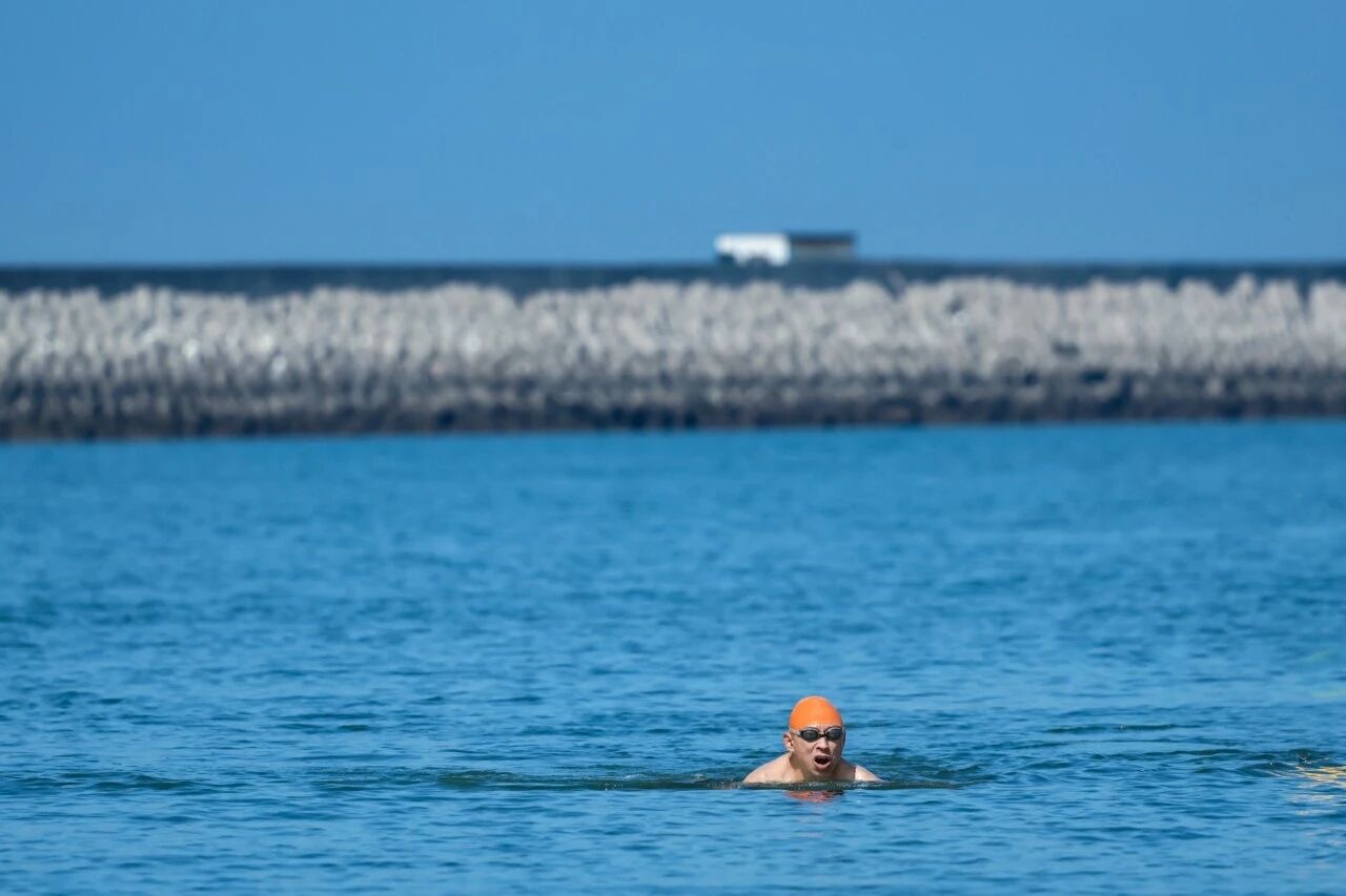 搜狐創始人張朝陽挑戰橫渡南澳島——饒平海灣