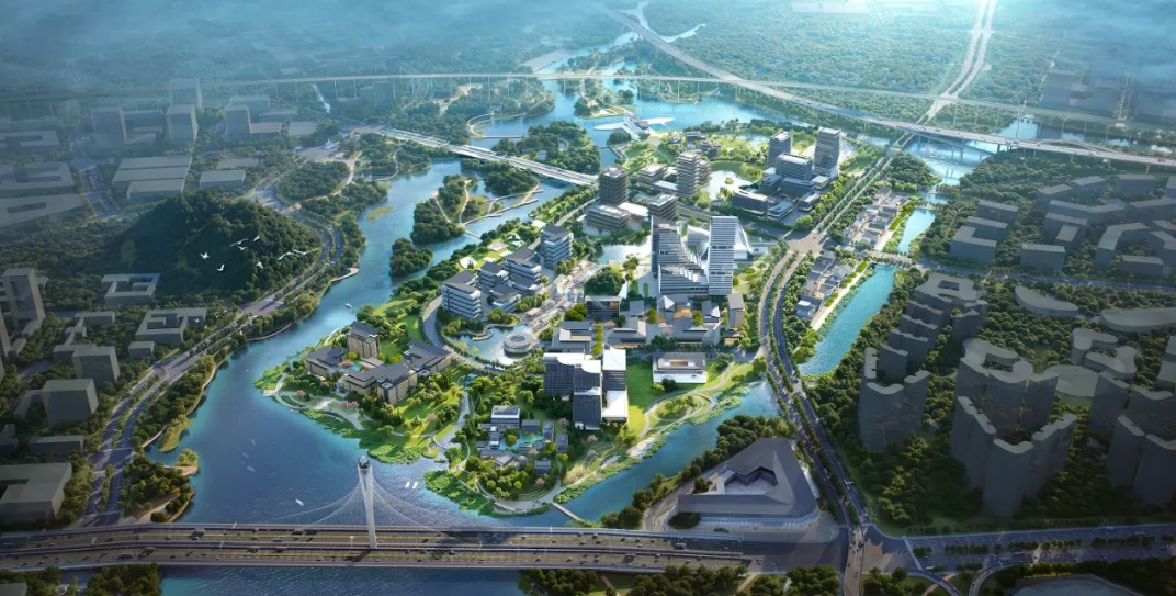 AI小鎮從規劃走向現實 東莞濱海灣靈犀島首開區即將啟動建設