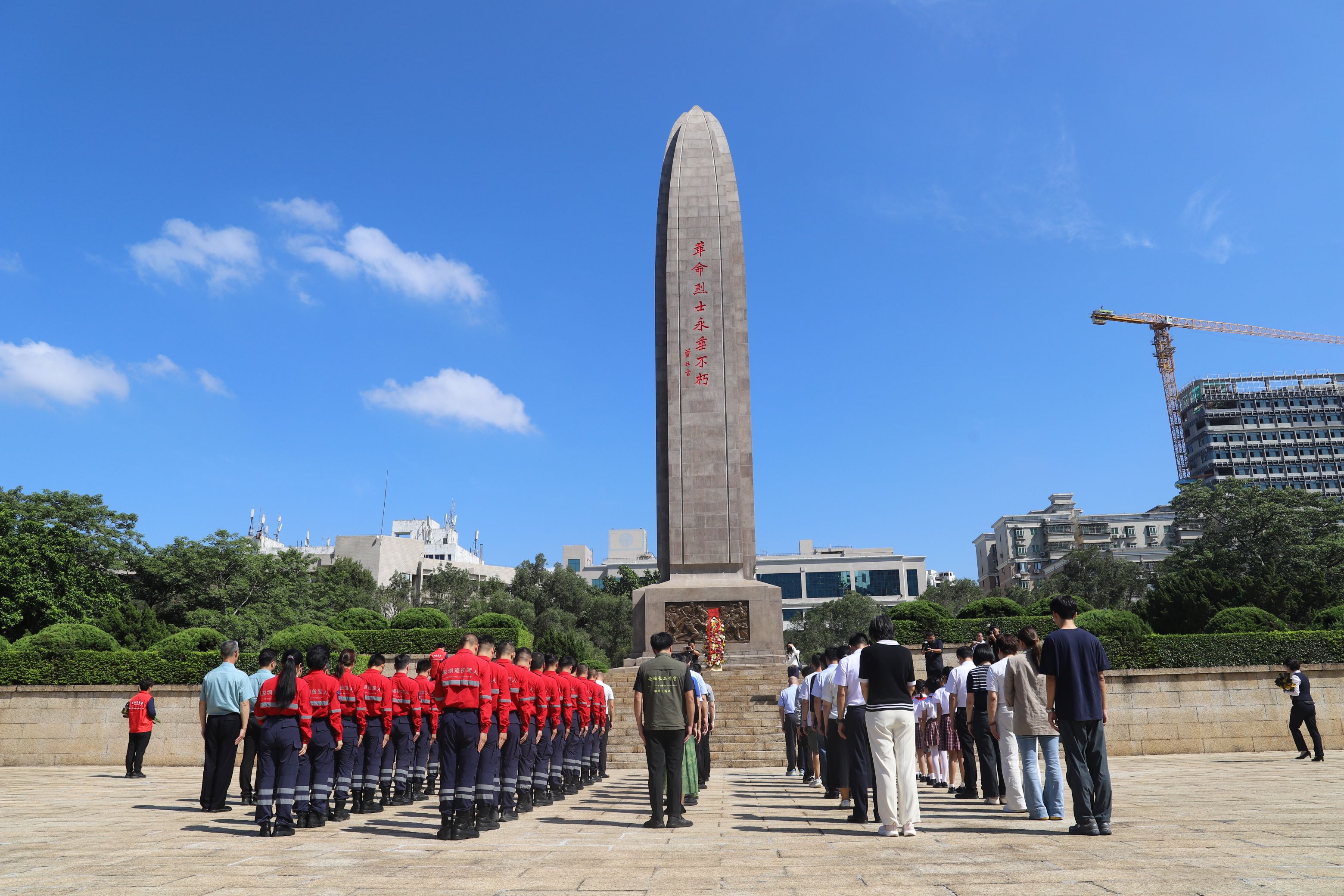 深圳市退役軍人事務局舉行「木棉紅映處  鵬城憶崢嶸」主題臨展啟動儀式
